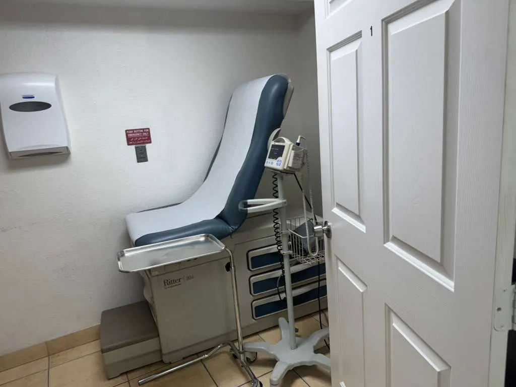 Medical exam room at Palm Urgent Care Magnolia El Cajon