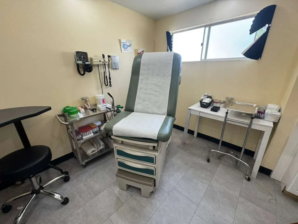 Medical exam room at Palm Urgent Care El Cajon