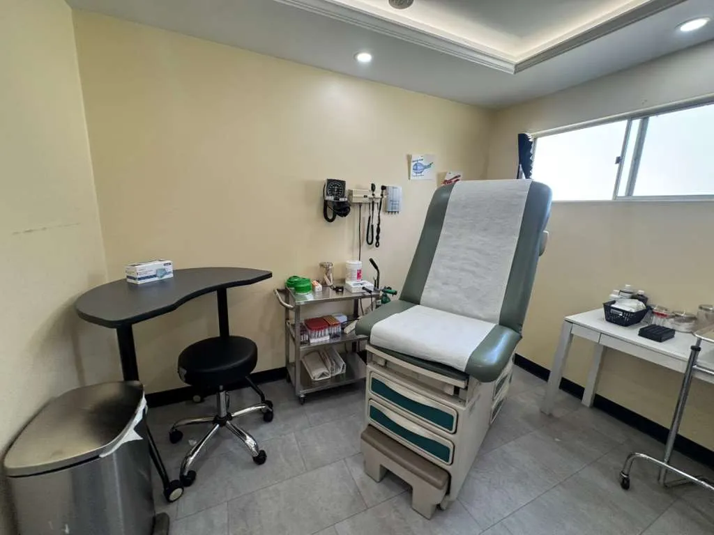Physical exam room with equipment El Cajon urgent care