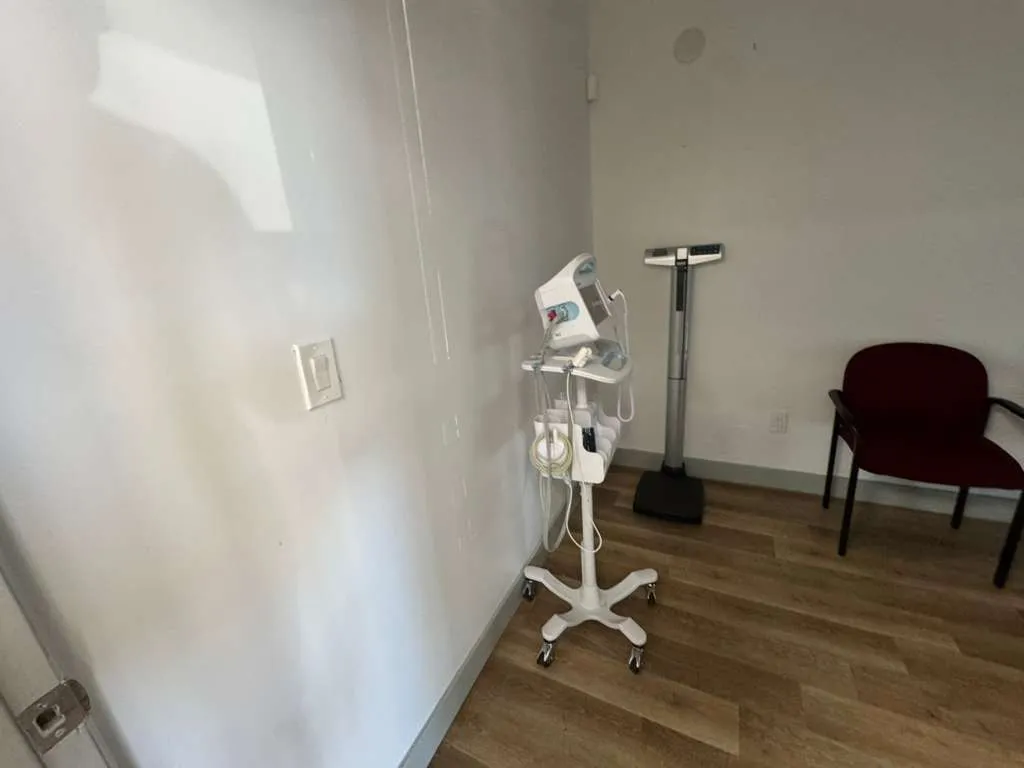 Medical exam room at San Ysidro urgent care
