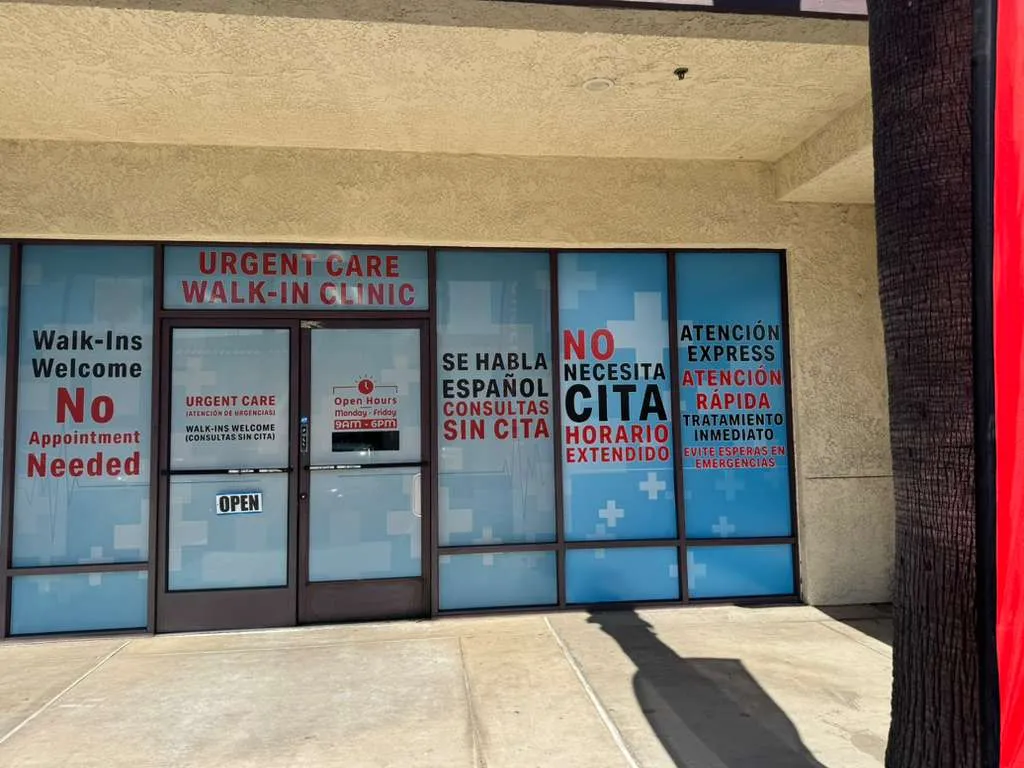 Palm Urgent Care San Ysidro walk-in clinic storefront